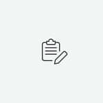 Clipboard with checklist and pencil icon